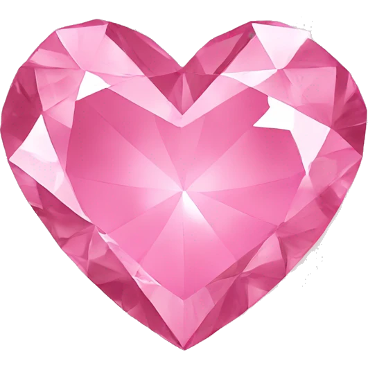 pink heart diamond emoji