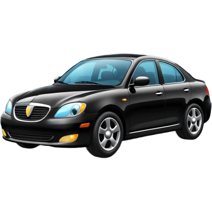 Black car escort emoji