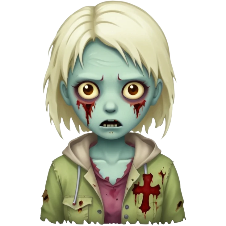 zombie girl emoji