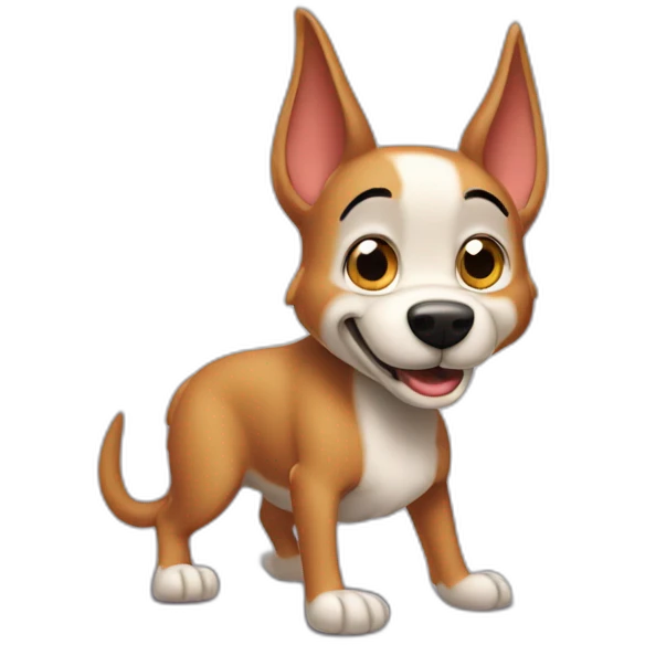 Spike dog from cartoon Tom and Jerry emoji