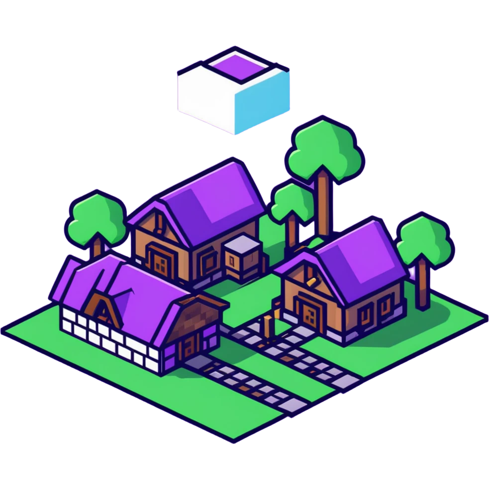 Minecraft village emoji
