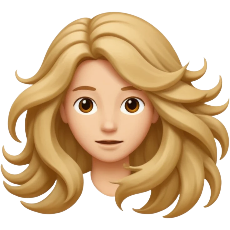 Hair flipping  emoji