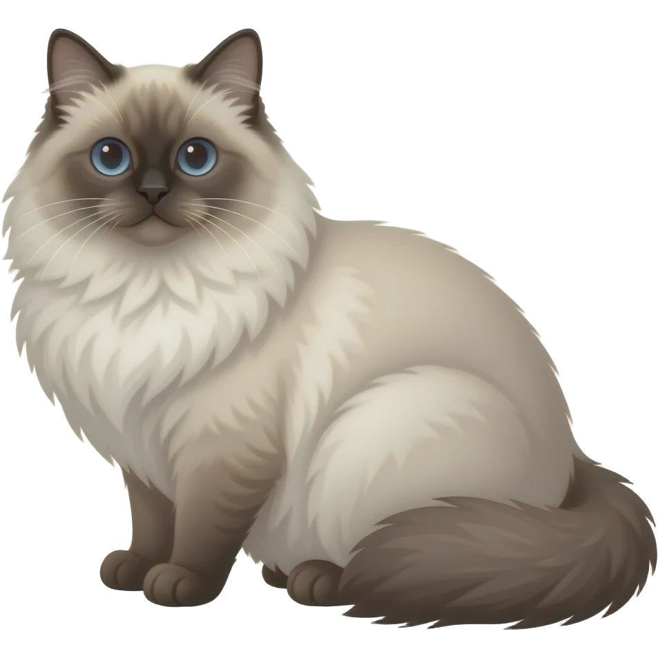 Ragdoll cat emoji