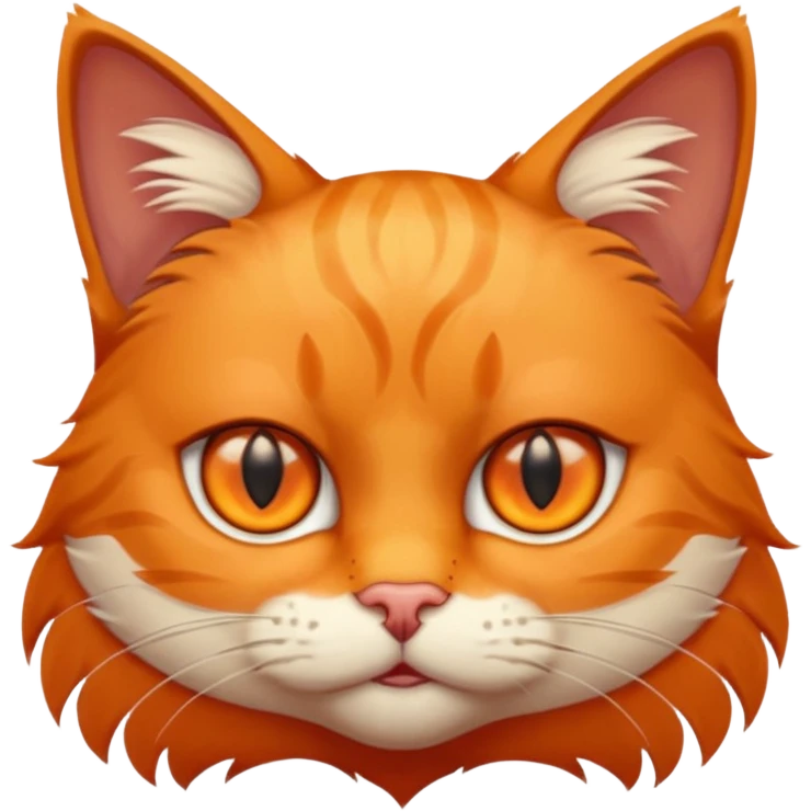 cat giving a warning emoji