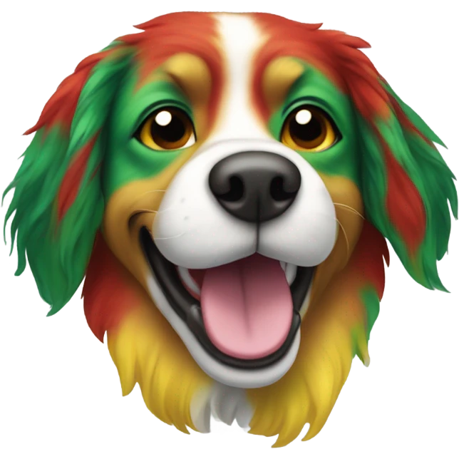 reggae dog emoji