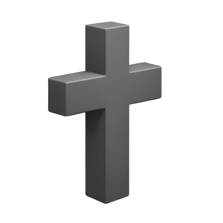 3D Cross emoji