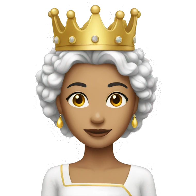 queen white emoji