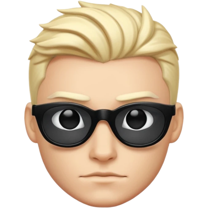 Drago lentes negros  emoji