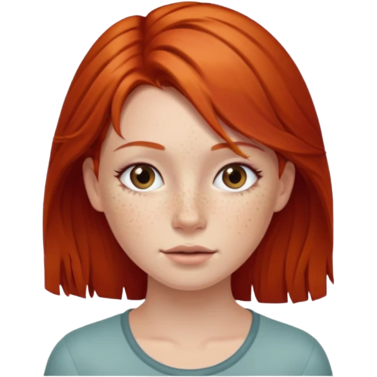 red-haired girl emoji