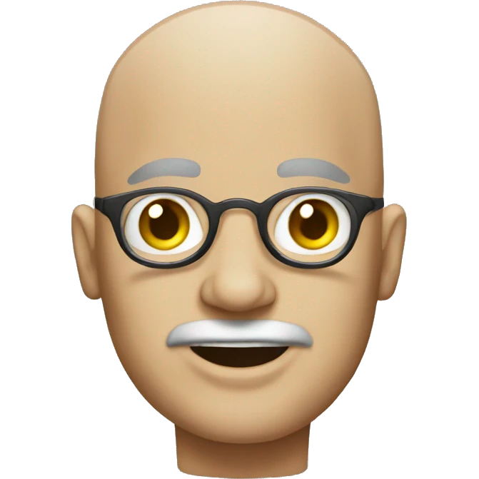 bald photographer emoji