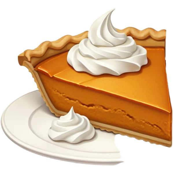Pumpkin pie slice  emoji