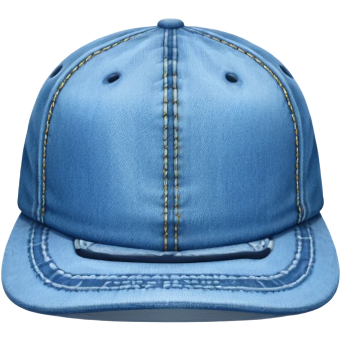 Denim hat emoji