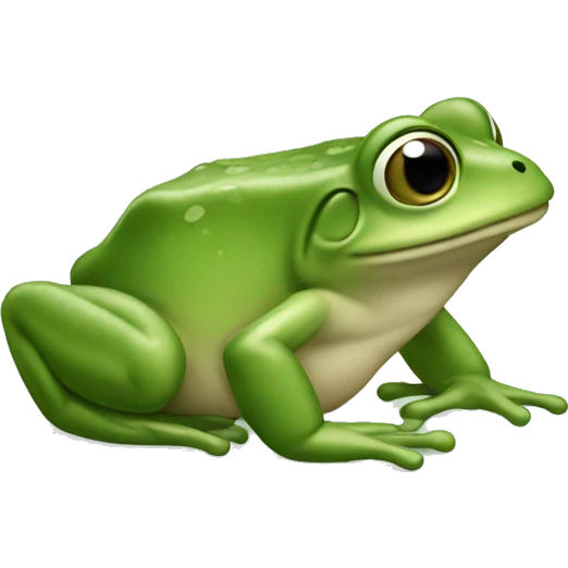 Grenouille avec cœurs  emoji