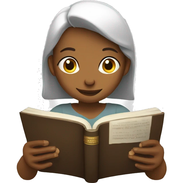 Wife reading Bible emoji