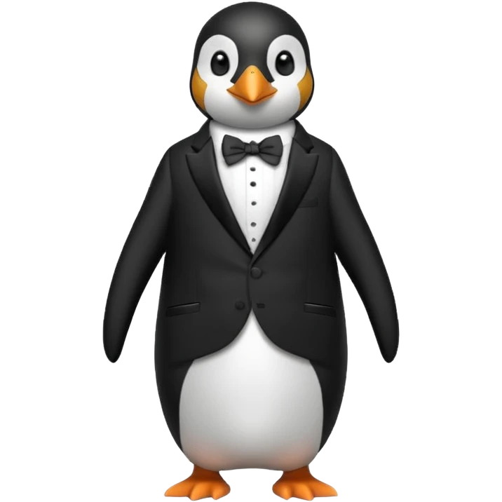 Penguin doing a SUI emoji