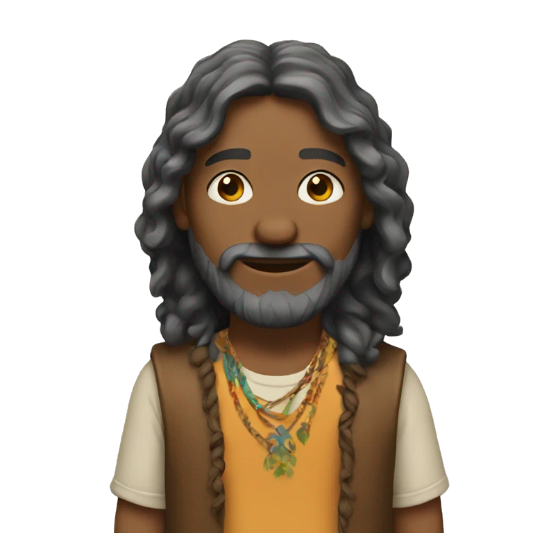 hippie emoji