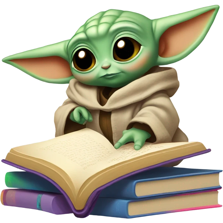 baby yoda books emoji