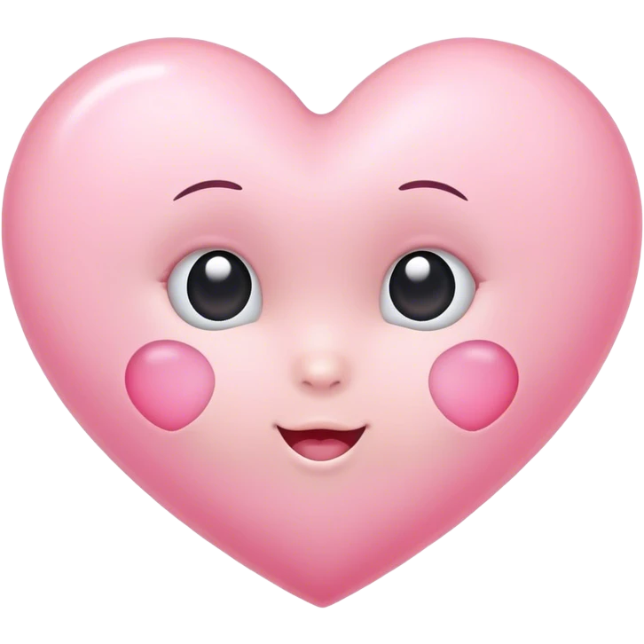 Baby pink heart  emoji