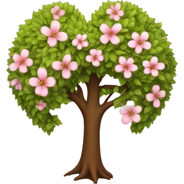 Heart tree flower pretty  emoji