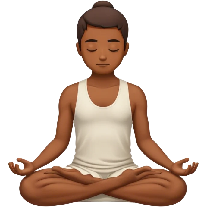 Person meditating  emoji