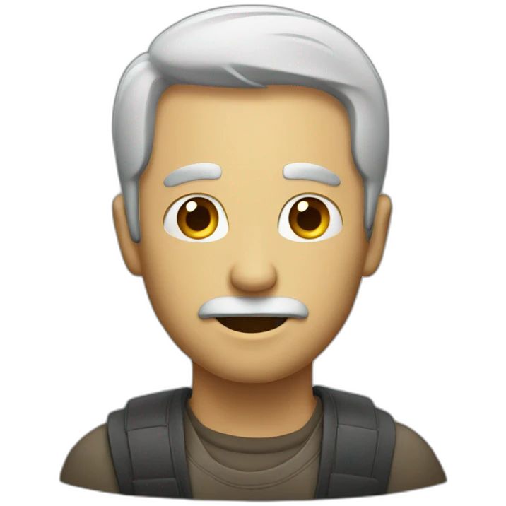 man with a question emoji