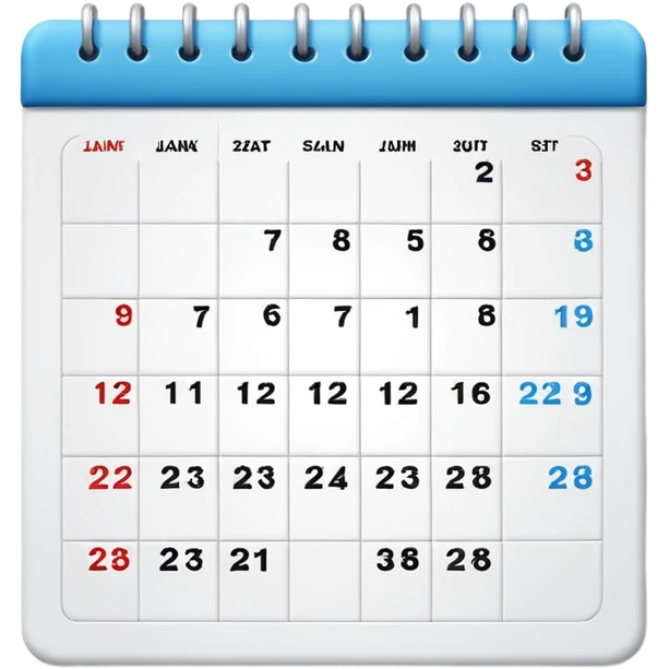 paper calendar sheet. emoji
