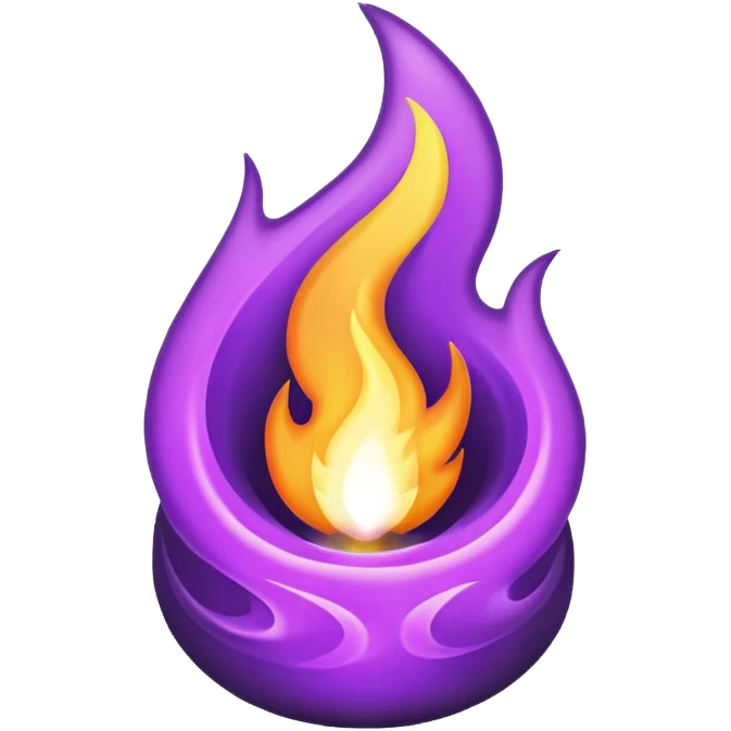 Purple Flame emoji