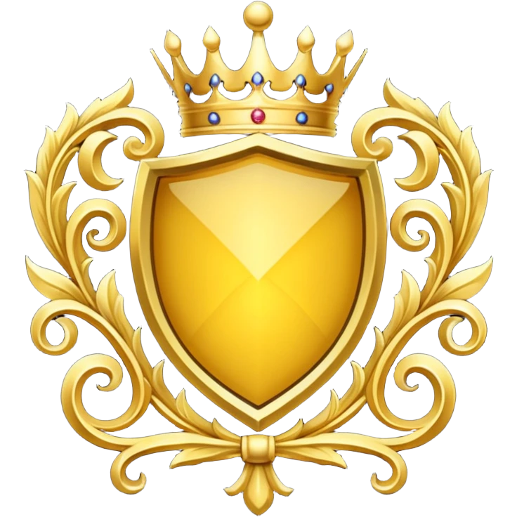Gold royal Crest emoji