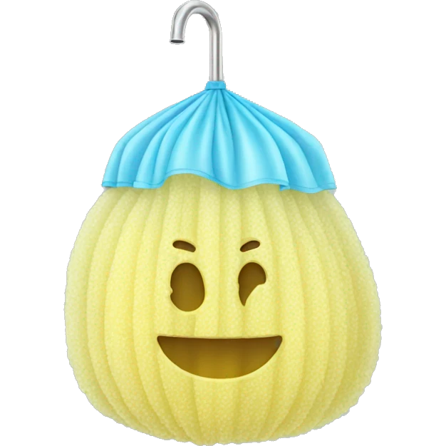 shower loofah emoji