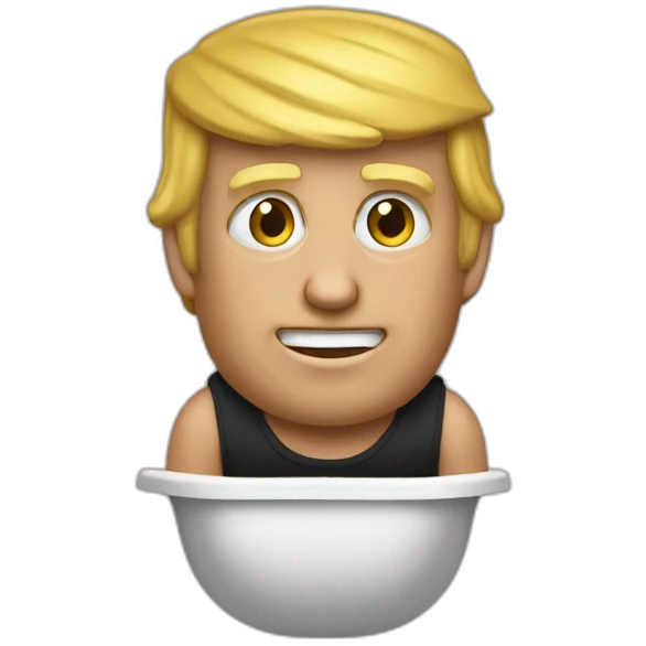 trump-baño-de-oro emoji