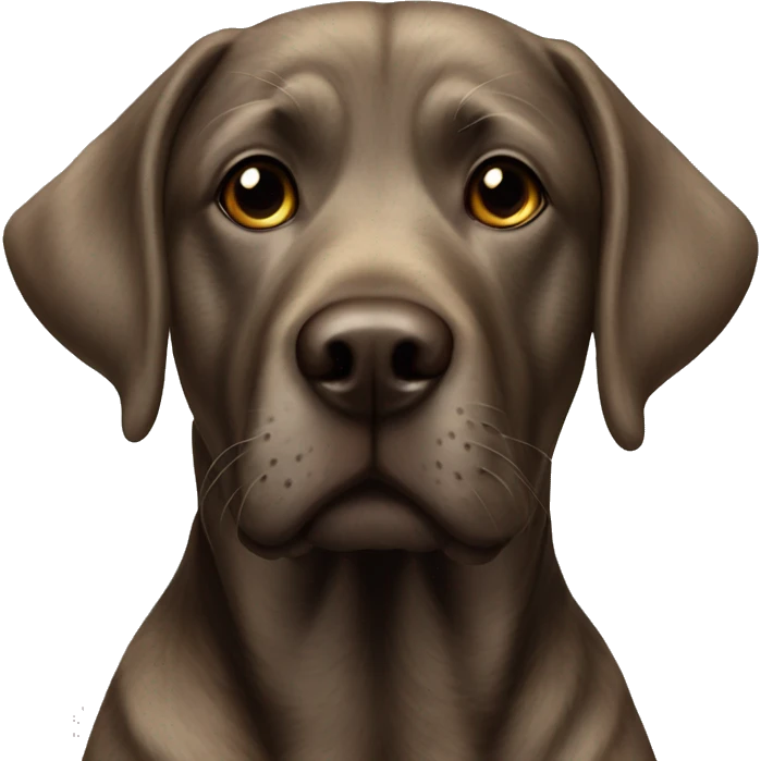 Brindle lab emoji