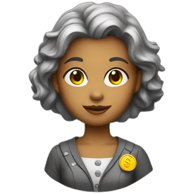 coin girl emoji