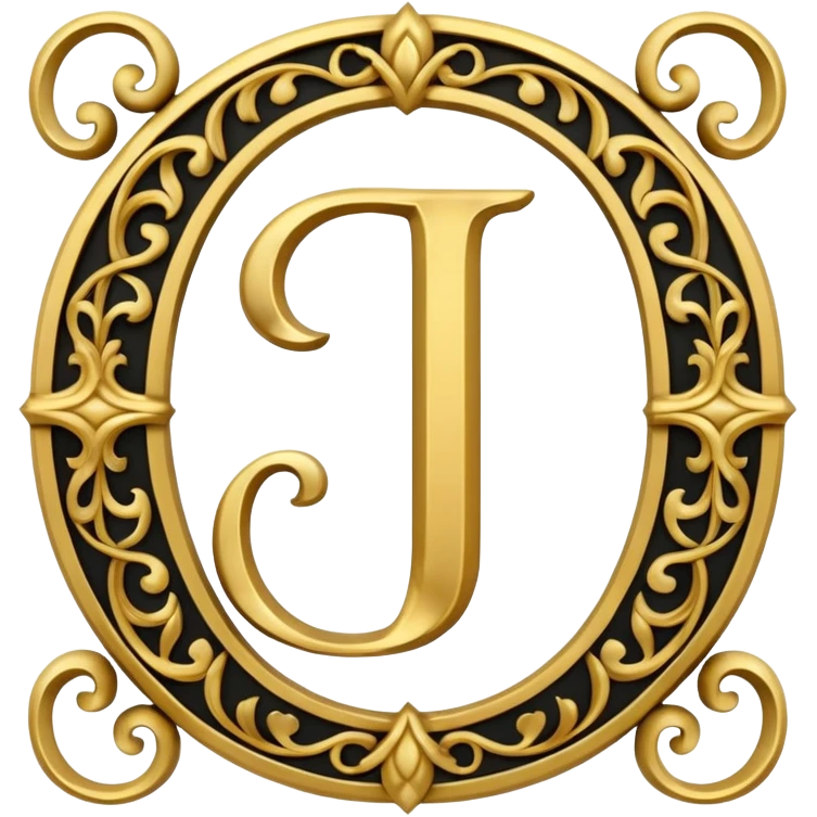 Oldenglis faunt letter J  emoji