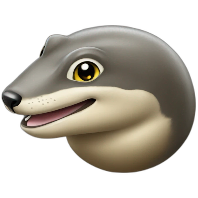 Tortu sur loutre emoji