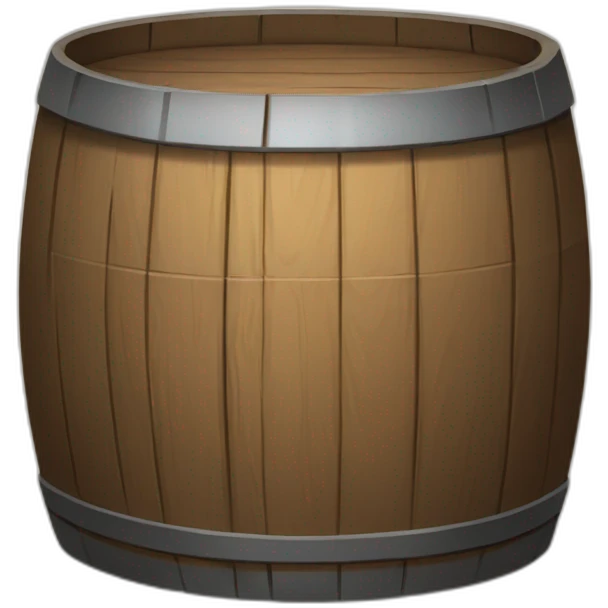 wooden barrel emoji