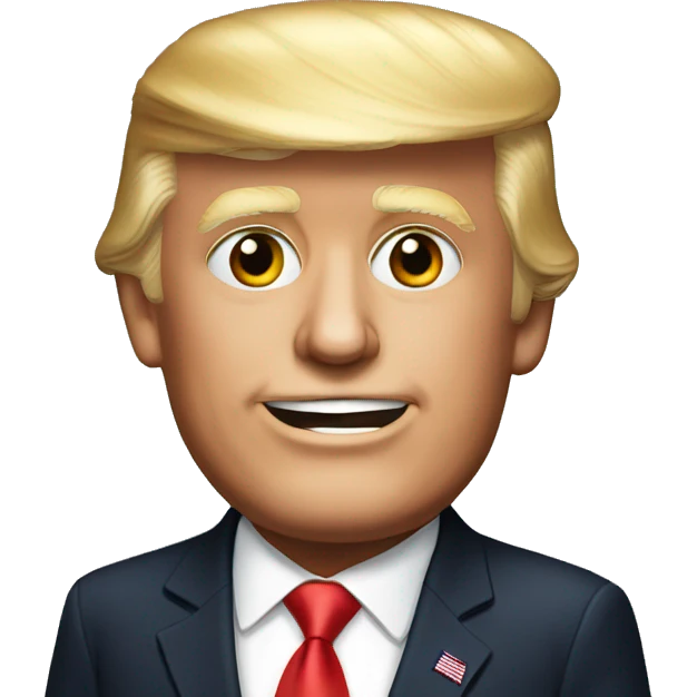 President Donald Trump emoji