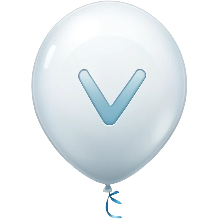 White check mark with a milky balloon inside the circle emoji