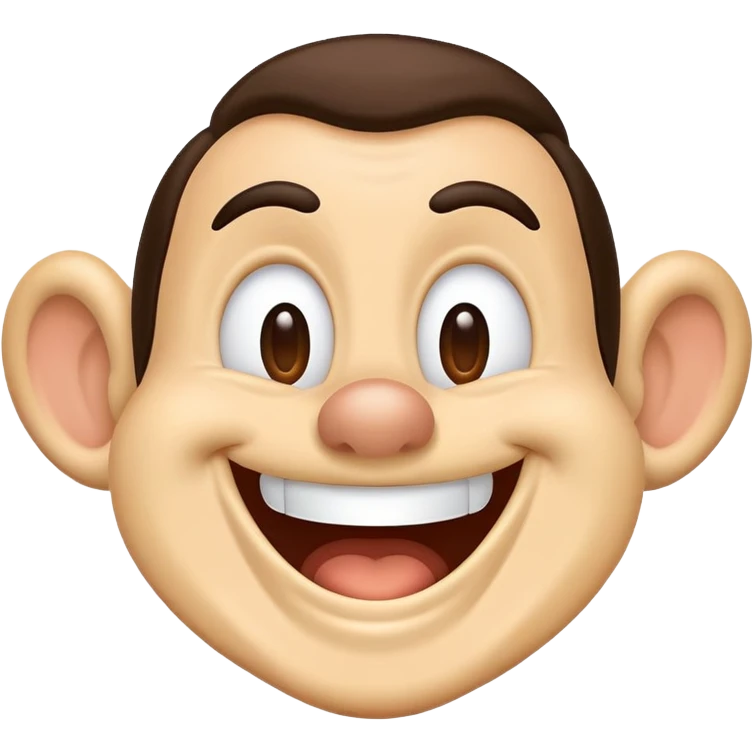 Tribilín (Goofy) laughing emoji