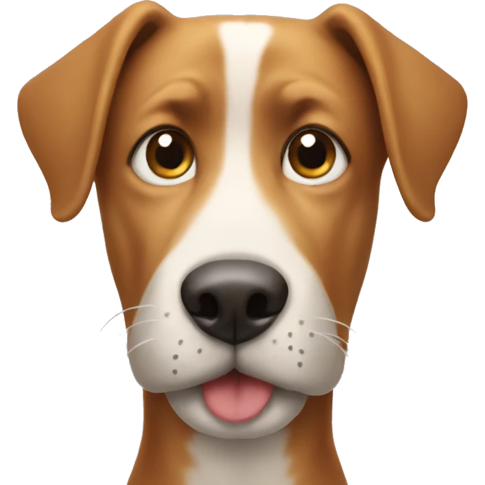 A dog with a big nose  emoji