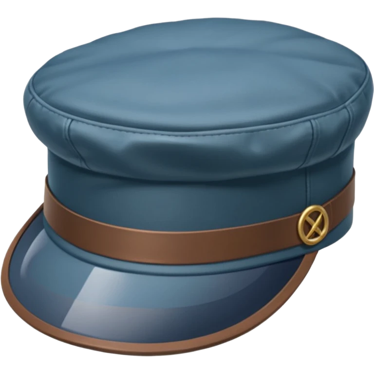 A transparent Brixton Fiddler Cap Hat emoji