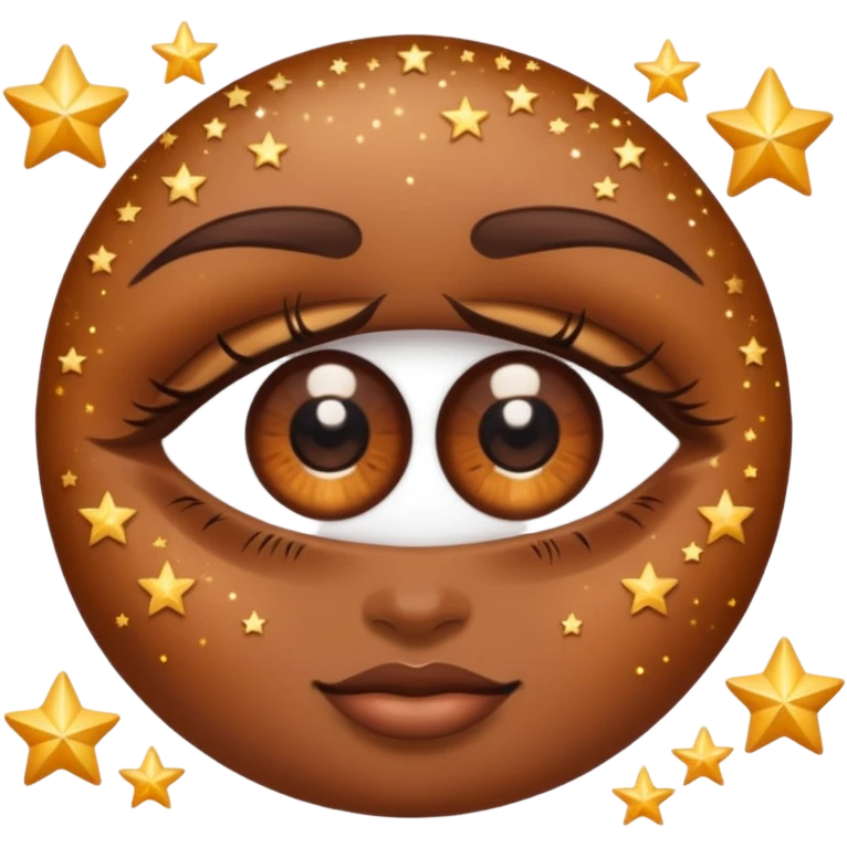 Eyes sparkling with stars(only eyes emoji 👀) emoji