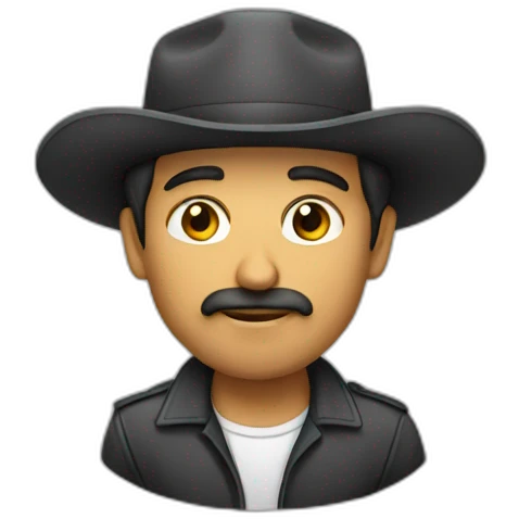 Hombre pensativo  emoji