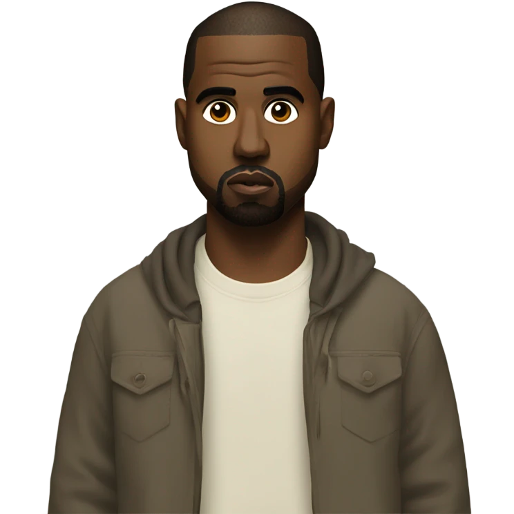 Kanye West as a goat emoji