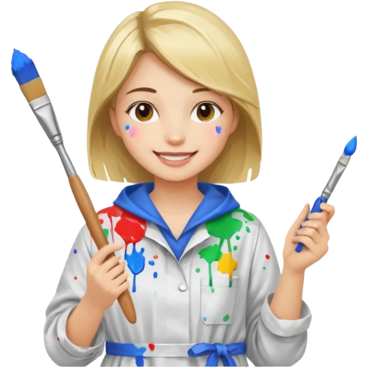 girl painter emoji