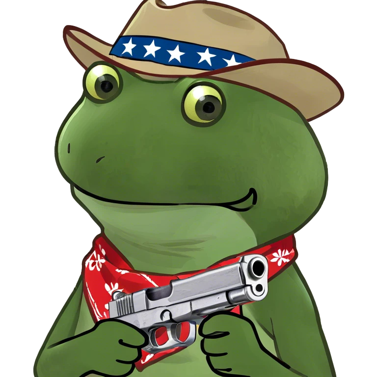 holding a gun emoji