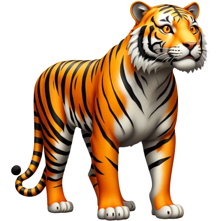 cinematic-tiger-realistic-full-body-standing,-massive-striped-frame-exuding-power-and-grace,-bold-orange-fur-with-thick-black-stripes,-head-tilted-dramatically,-piercing-yellow-eyes-focused-intensely,-simplified-yet-realistic-focused-features,-highly-detailed,-glowing-with-an-almost-sarcastic-glow emoji