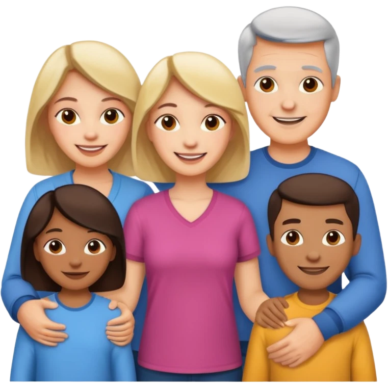 light full body family emoji