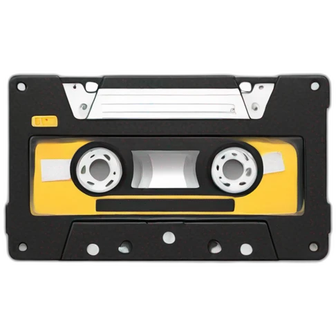 Cassette mixtape emoji