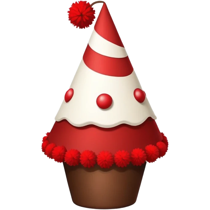 A black forest red bollenhut emoji
