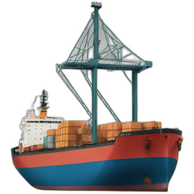 Cargo ship emoji